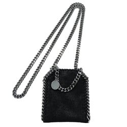 Stella McCartney Bags Women's Shoulder Pouches Polyester Falabella Micro Tote Black 700155W9132