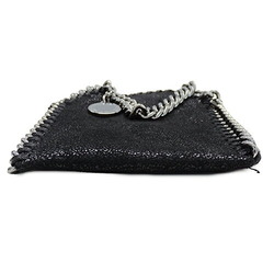 Stella McCartney Bags Women's Shoulder Pouches Polyester Falabella Micro Tote Black 700155W9132