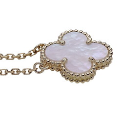 Van Cleef & Arpels Alhambra Necklace for Women, 750YG, Mother of Pearl, Yellow Gold, Polished