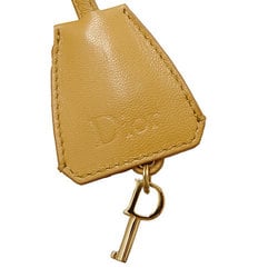 Christian Dior Dior Women's Shoulder Bag Chain Leather New Rock Cannage Beige