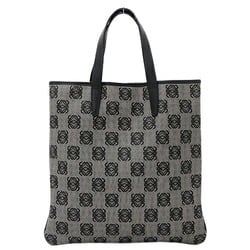 LOEWE Women's Tote Bag Handbag Grey Black