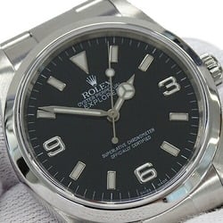 Rolex ROLEX Explorer I 114270 D serial number Men's watch Automatic AT Stainless steel SS Silver Black Polished