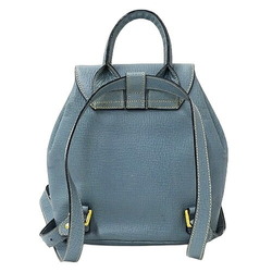 LOEWE Women's Bag Backpack Leather Light Blue Compact