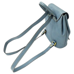 LOEWE Women's Bag Backpack Leather Light Blue Compact