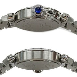 Cartier Miss Pasha Ladies Watch, Quartz, Stainless Steel, SS, W3140007, Silver, Round, Polished