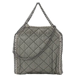 Stella McCartney Bags Women's Handbags Shoulder Tote 2way Falabella Grey Quilted Chain Bag