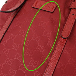 GUCCI Bag Women's Handbag Shoulder 2way GG Nylon Red 510333