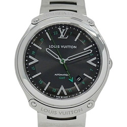 Louis Vuitton LOUIS VUITTON Watch Men's Fifty Five GMT Date Automatic AT Stainless Steel SS Q6D30 Silver Gray Polished