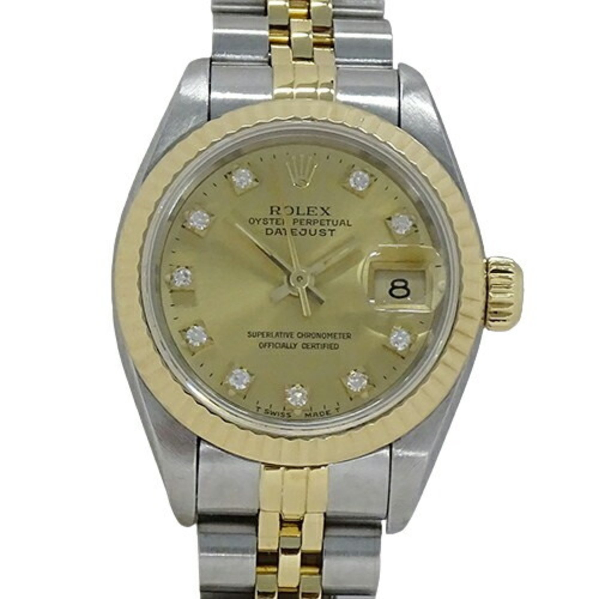 Rolex ROLEX Datejust 69173G X-series Ladies' Watch 10P Diamond Automatic AT Stainless Steel SS Gold YG Combination Polished