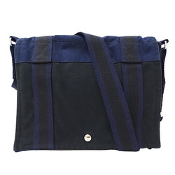 Hermes HERMES Bags for Women and Men Shoulder Foultou Canvas Bassus PM Navy Outing