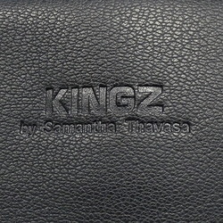 Samantha Kingz Bags for Men Tote Bag Shoulder Leather Navy Blue