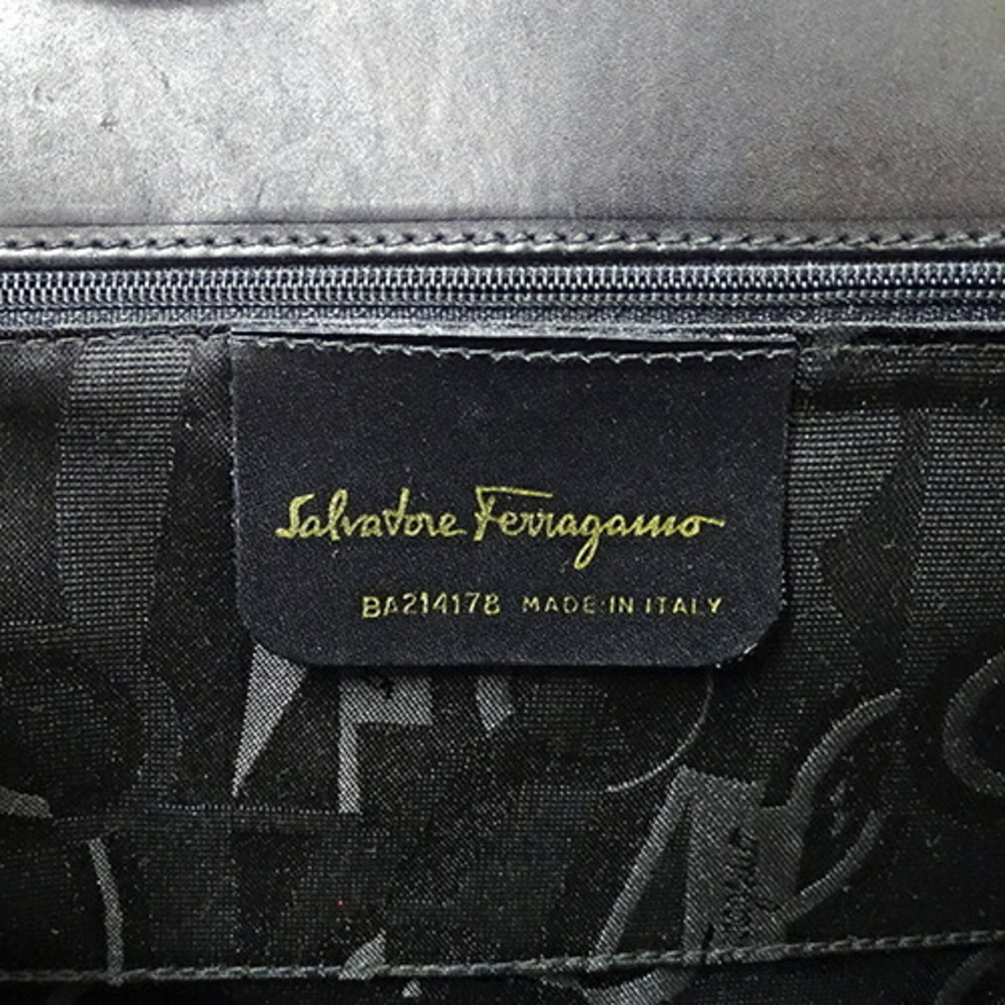 Salvatore Ferragamo Ferragamo Bags for Women, Handbags, Shoulder Bags, 2-way, Vara Ribbon, Leather, Black