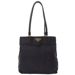 PRADA Women's Tote Bag Shoulder Nylon Black B11214