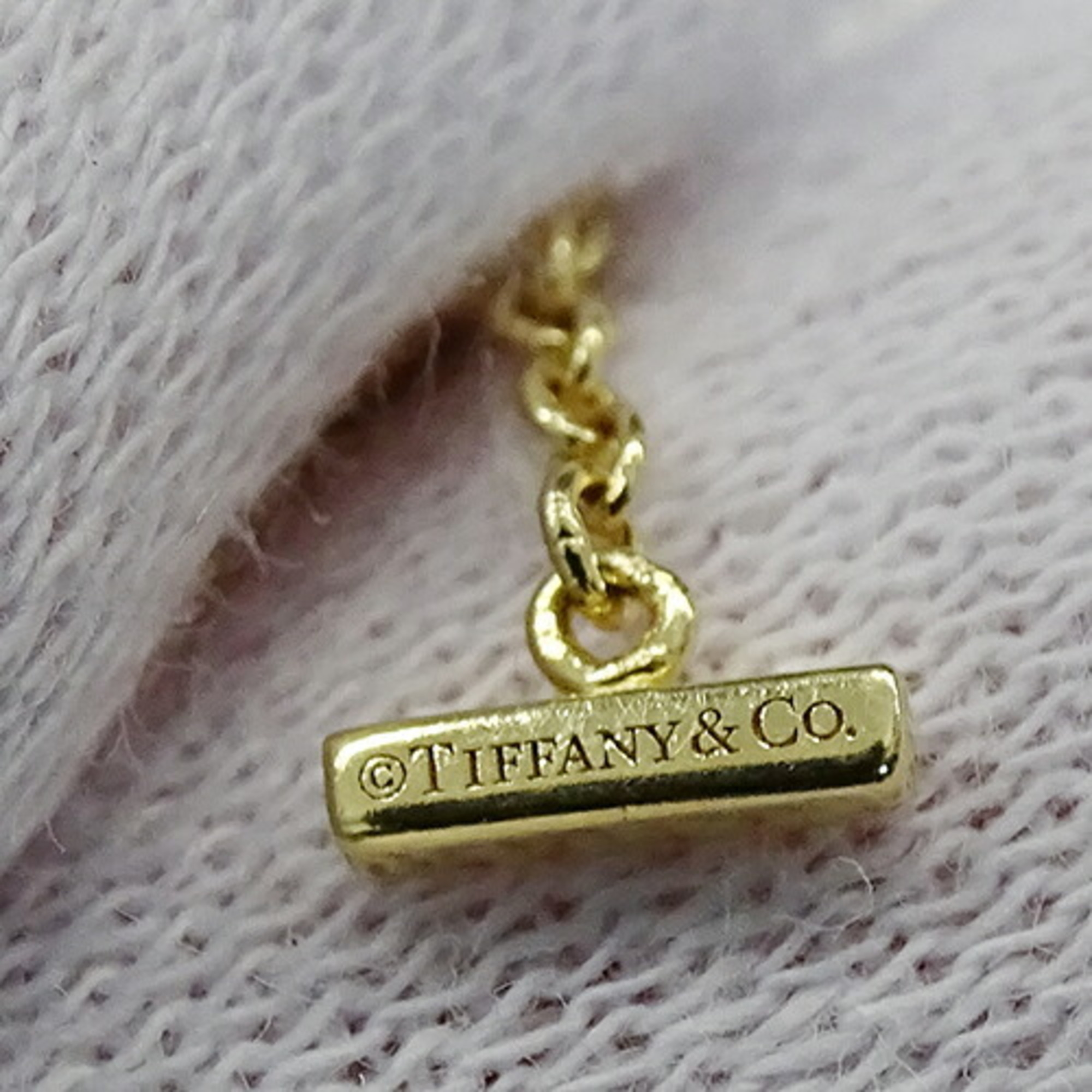 Tiffany & Co. Bracelet for Women 750YG T Smile Yellow Gold Accessory Polished