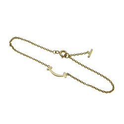 Tiffany & Co. Bracelet for Women 750YG T Smile Yellow Gold Accessory Polished