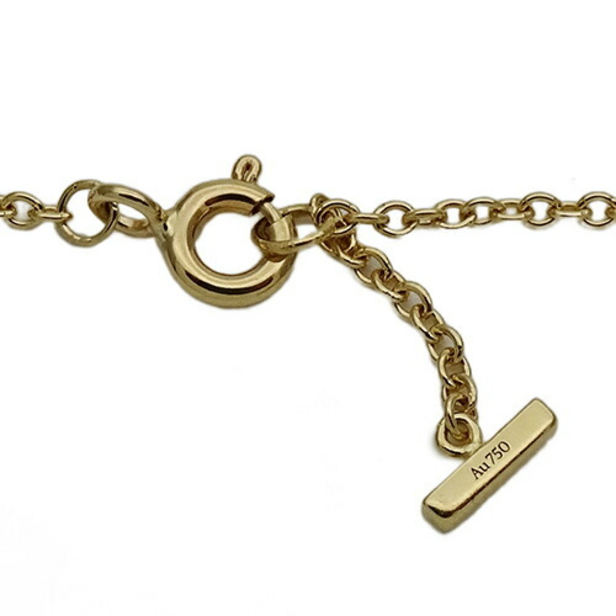 Tiffany & Co. Bracelet for Women 750YG T Smile Yellow Gold Accessory Polished