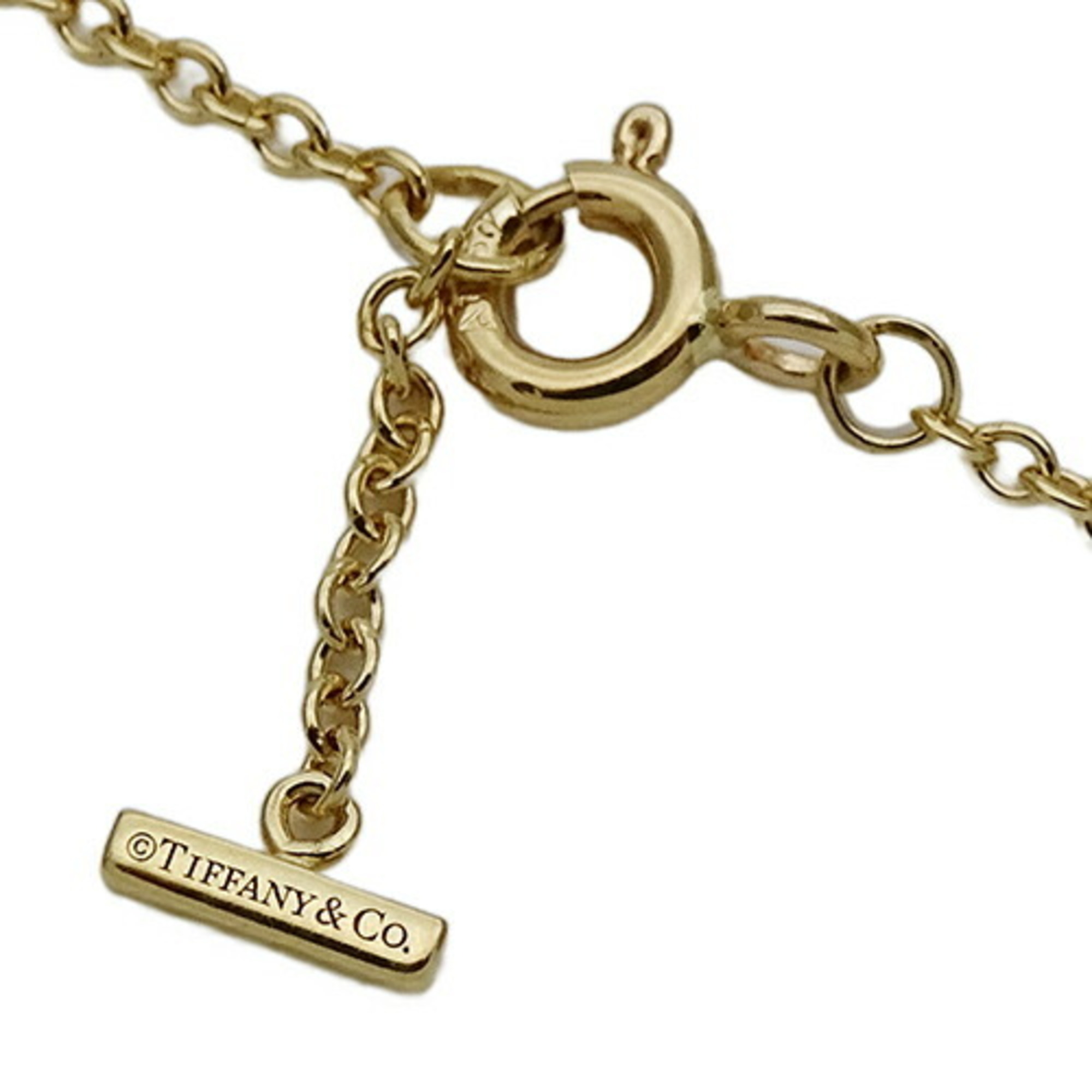 Tiffany & Co. Bracelet for Women 750YG T Smile Yellow Gold Accessory Polished