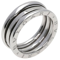 BVLGARI B-zero1 B-zero 1 2-band #58 Ring, K18 White Gold, Women's