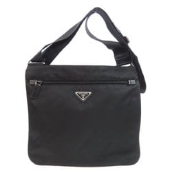 Prada shoulder bag with metal fittings, nylon material, for women, PRADA