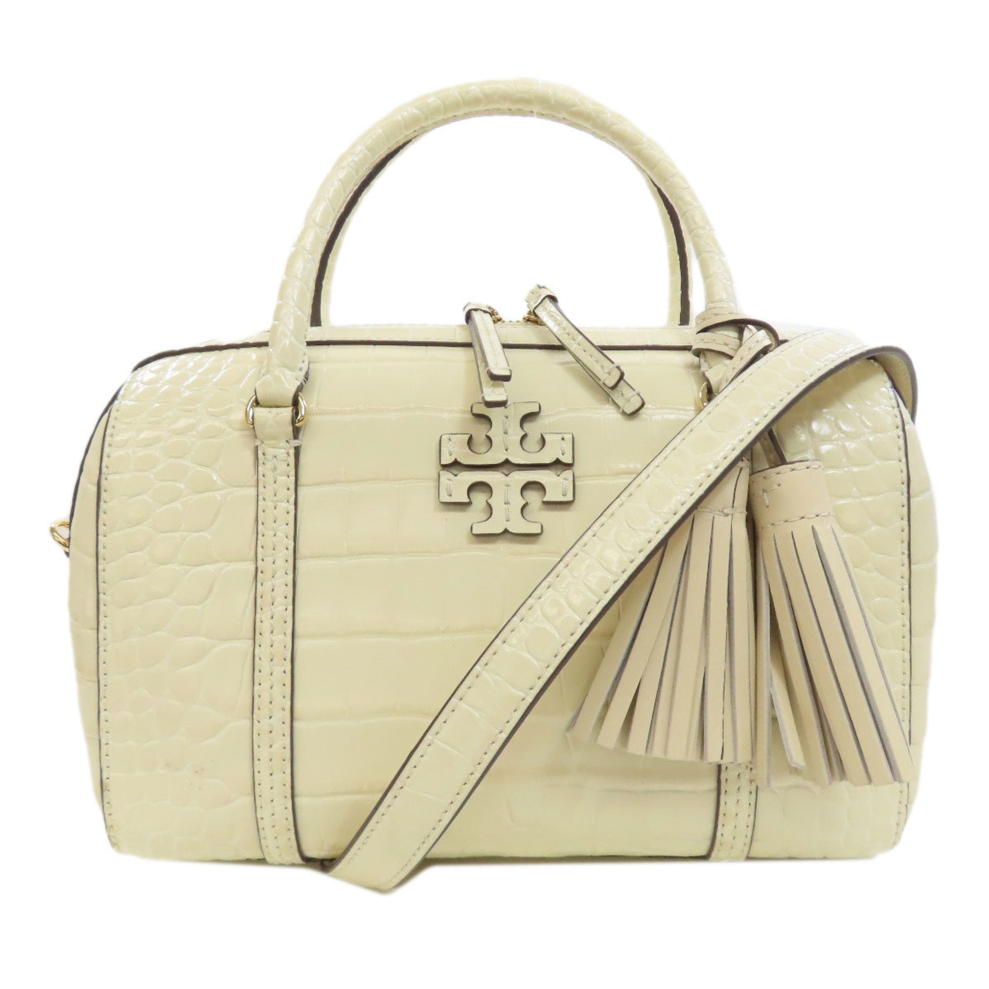 Tory Burch Embossed Leather Handbag for Women