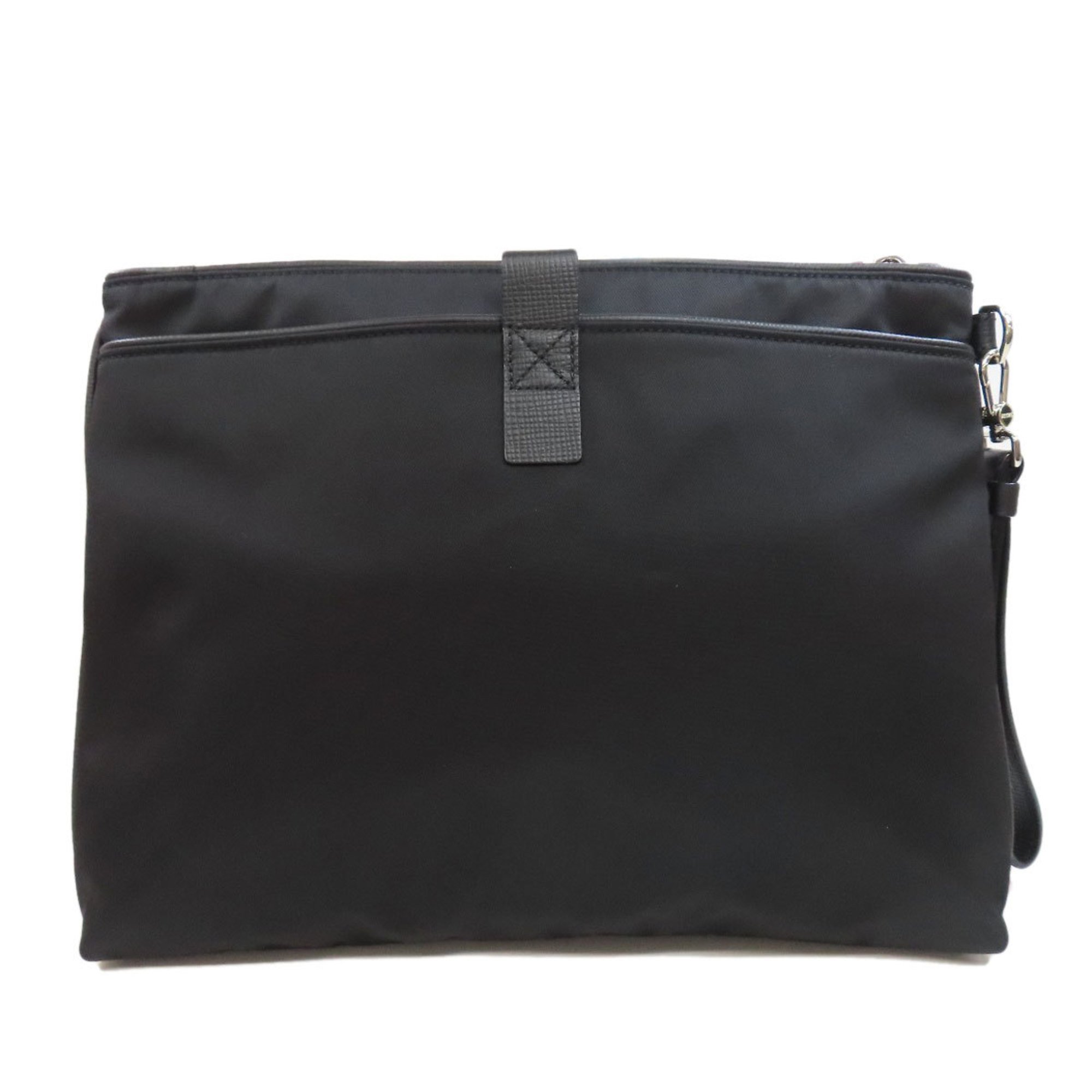 BALLY Clutch bag, nylon material, men's