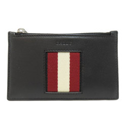 BALLY Bally Stripe Business Card Holder/Card Case Leather Women's