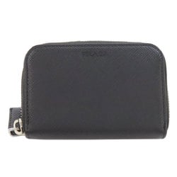 Prada Saffiano Wallet/Coin Case Leather Women's PRADA