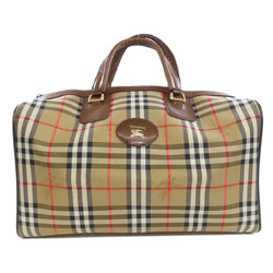 Burberry Nova Check Boston Bag Canvas Women's BURBERRY