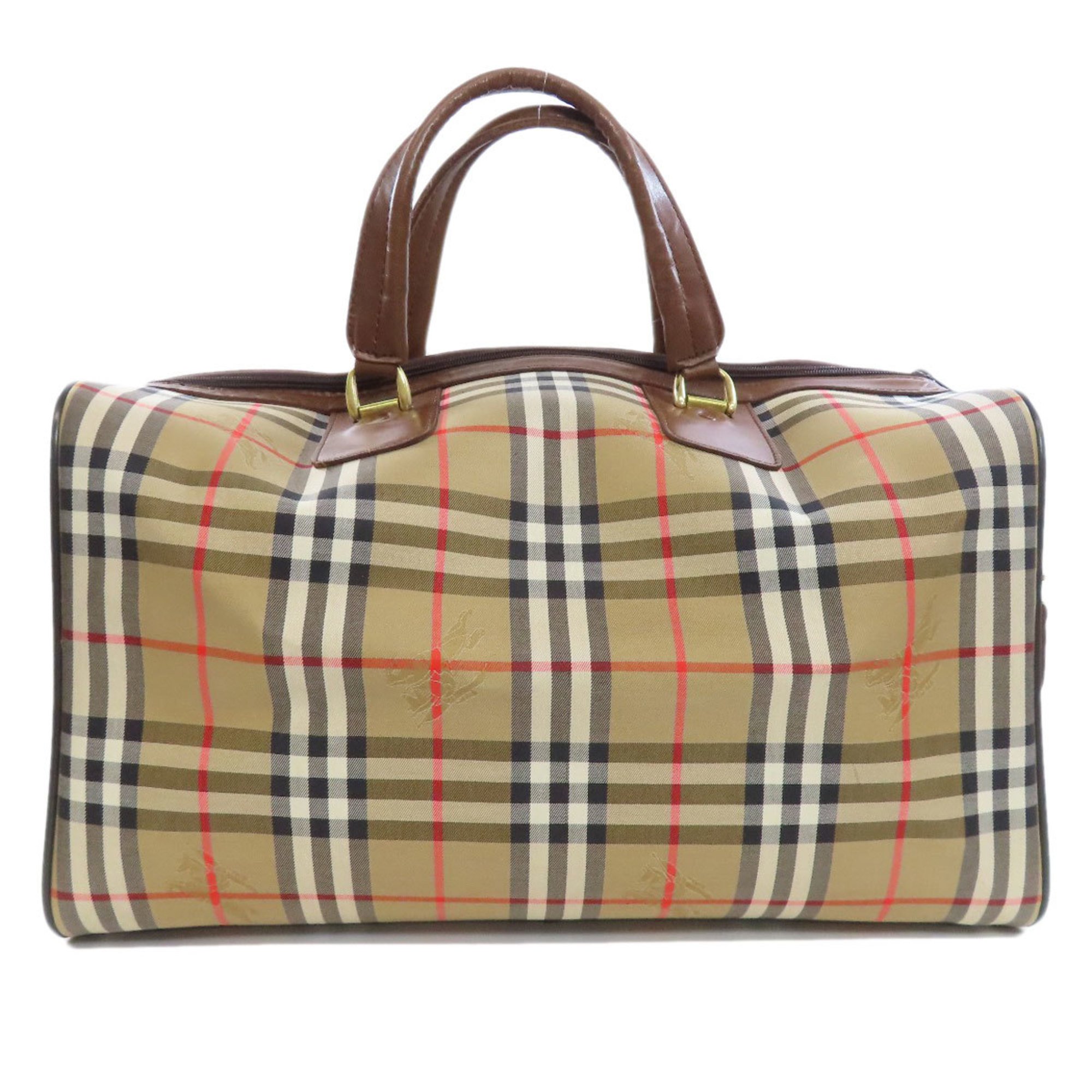 Burberry Nova Check Boston Bag Canvas Women's BURBERRY