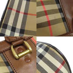 Burberry Nova Check Boston Bag Canvas Women's BURBERRY