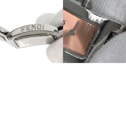 FENDI 3150L Square Face Watch Stainless Steel SS Ladies