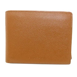 BVLGARI Bi-fold Wallet Leather Women's