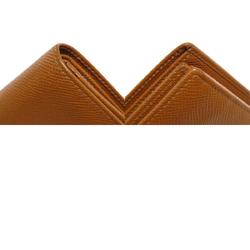 BVLGARI Bi-fold Wallet Leather Women's