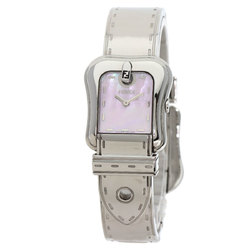 Fendi 3800L Buckle Motif Wristwatch Stainless Steel SS Ladies FENDI