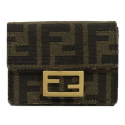 FENDI Zucca pattern bi-fold wallet canvas women's