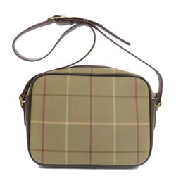 Burberry Checked Shoulder Bag Canvas Women's BURBERRY