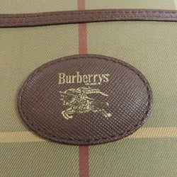 Burberry Checked Shoulder Bag Canvas Women's BURBERRY