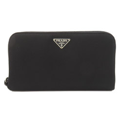 Prada metal fittings long wallet nylon material women's PRADA