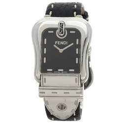 Fendi 3800G Buckle Motif Watch Stainless Steel Leather Women's FENDI