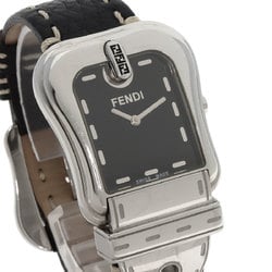 Fendi 3800G Buckle Motif Watch Stainless Steel Leather Women's FENDI