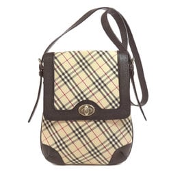 Burberry Nova Check Shoulder Bag Canvas Women's BURBERRY