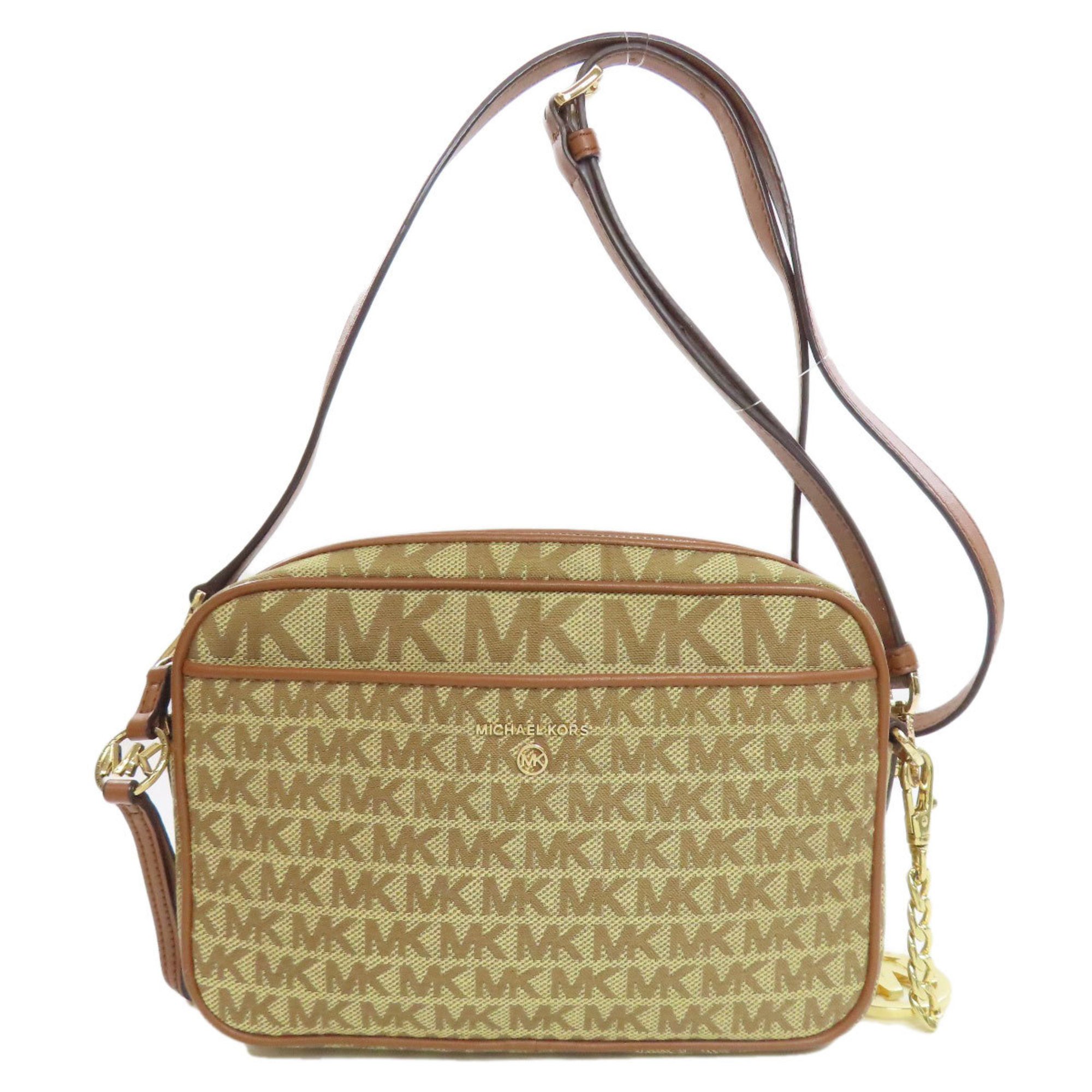 Michael Kors MK Signature Shoulder Bag Canvas Women's