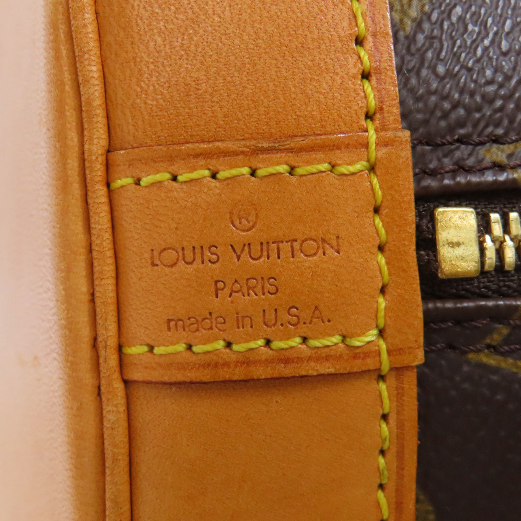 Louis Vuitton M51130 Alma Handbag Monogram Canvas Women's LOUIS VUITTON