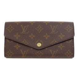 Louis Vuitton M62235 Portefeuille Sarah Long Wallet Monogram Canvas Women's LOUIS VUITTON