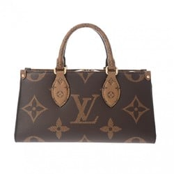 LOUIS VUITTON Louis Vuitton Monogram Reverse On the Go EW Shoulder Brown M46653 Women's Canvas Handbag