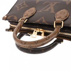 LOUIS VUITTON Louis Vuitton Monogram Reverse On the Go EW Shoulder Brown M46653 Women's Canvas Handbag