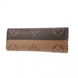 LOUIS VUITTON Louis Vuitton Monogram Reverse On the Go EW Shoulder Brown M46653 Women's Canvas Handbag