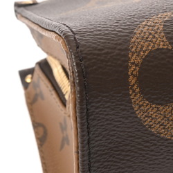 LOUIS VUITTON Louis Vuitton Monogram Reverse On the Go EW Shoulder Brown M46653 Women's Canvas Handbag