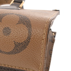 LOUIS VUITTON Louis Vuitton Monogram Reverse On the Go EW Shoulder Brown M46653 Women's Canvas Handbag