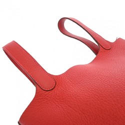 HERMES Hermes Picotin PM Rouge Garance □I stamp (around 2005) Women's Taurillon Clemence handbag